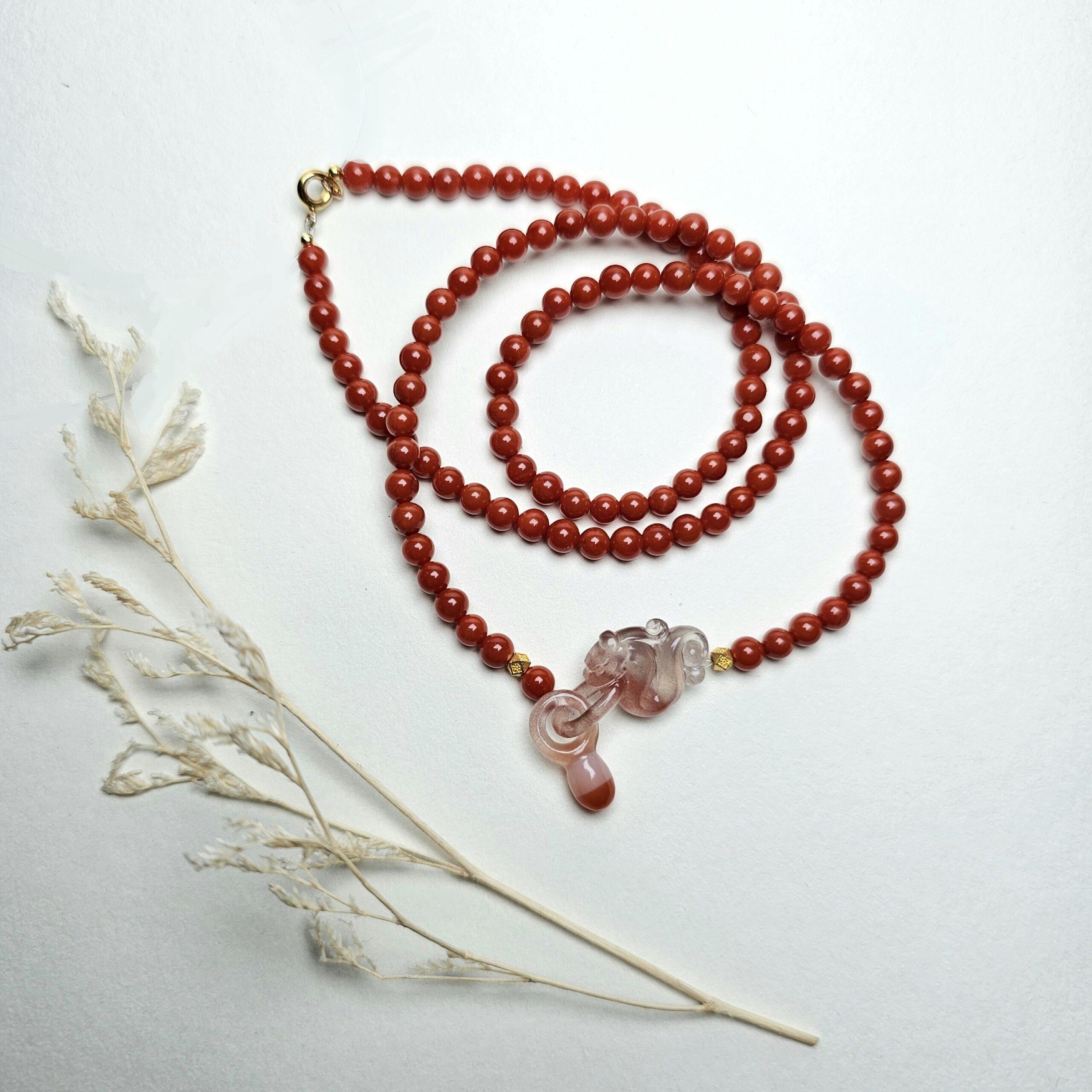 Vòng nam hồng tứ xuyên mix bảo sơn